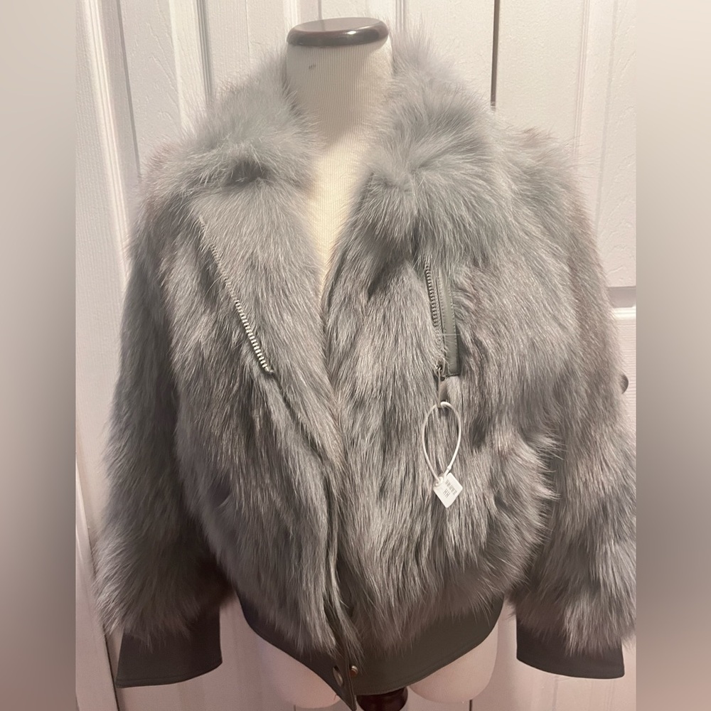 Women Winter Real Fox Fur Coat Fashion Natural Warm Fur Short Jacket Outerwear